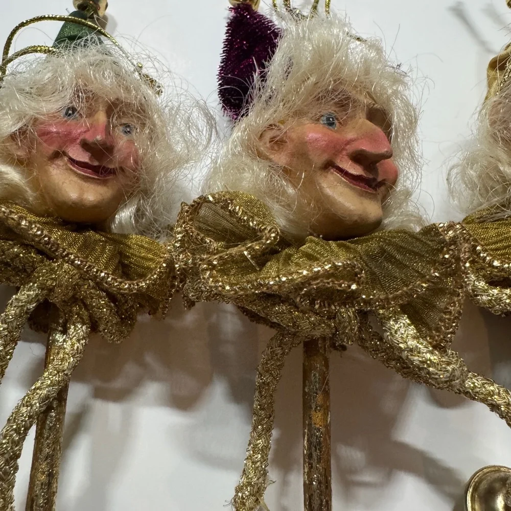 Possible Mark Roberts Vintage Elf‎ Stick Ornaments – Set of 4 – Ornaments